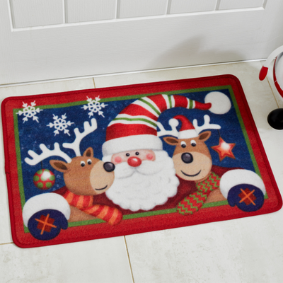 SANTA & FRIENDS DOORMAT 40X60CM 